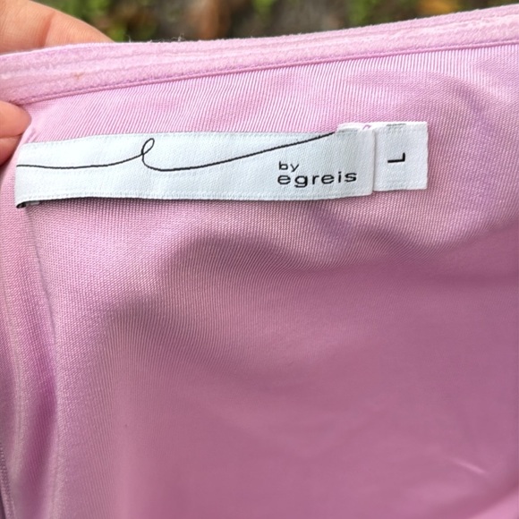 e by egreis lavender midi dress, size large - Picture 5 of 6